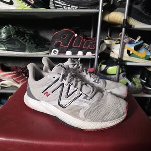 🔥 New Balance Gray and Red Sneakers Men's Size 10